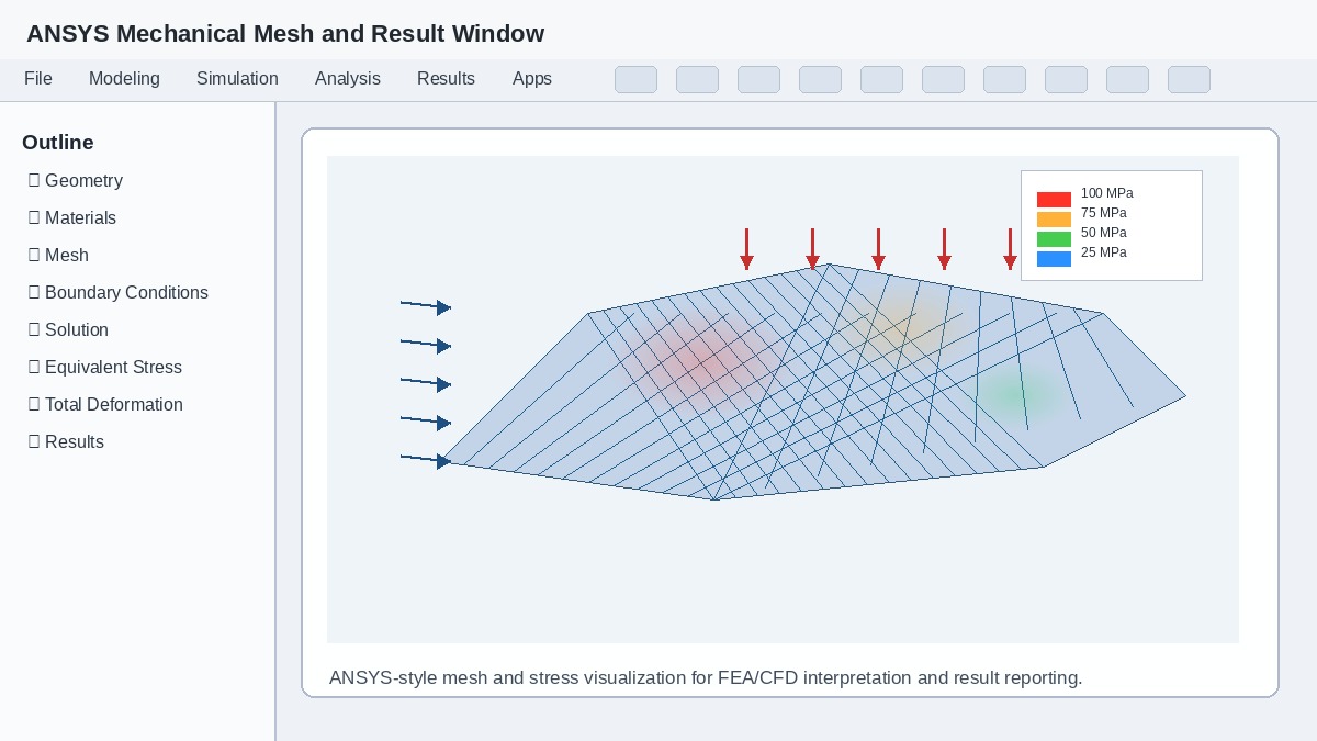 ANSYS Mesh Visualizations for PhD Research Labs